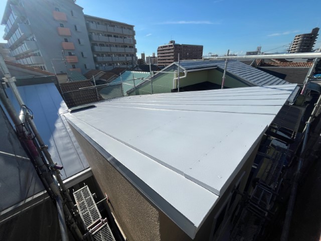 折半屋根・完了