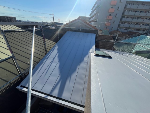 折半屋根・完了