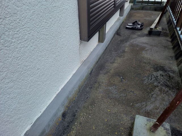 ベランダ土間・現状