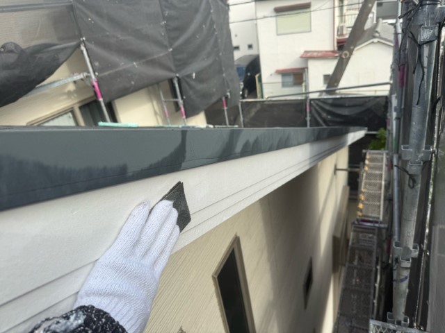 破風板板金・ケレン