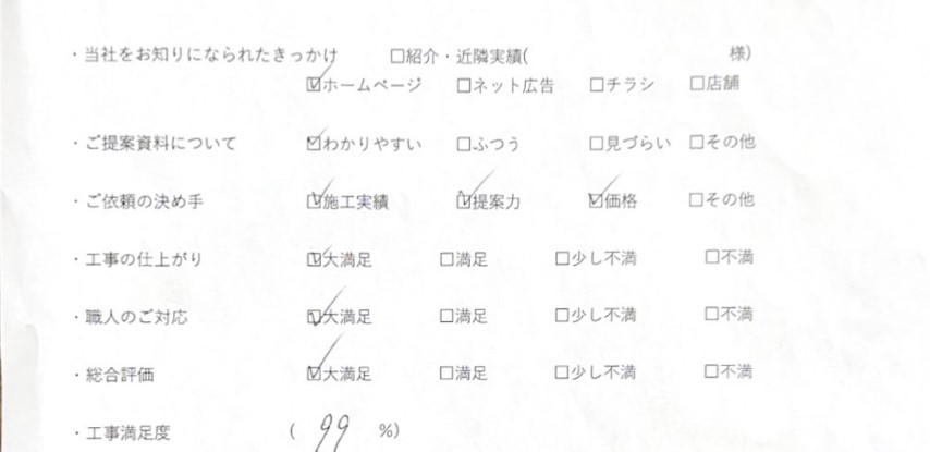 アンケート
