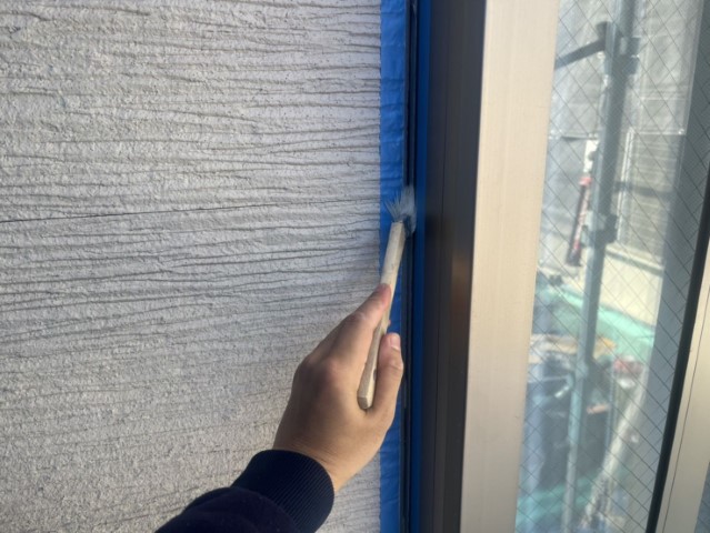 冊子目地・プライマー散布