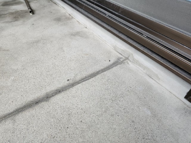 ベランダ土間・現状