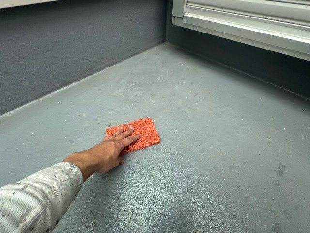 ベランダ土間・目ざらし