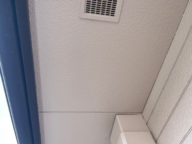通路側軒天井・現状