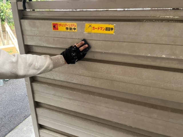 駐輪場パネル・ケレン