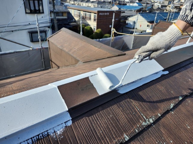 胸板金・下塗り