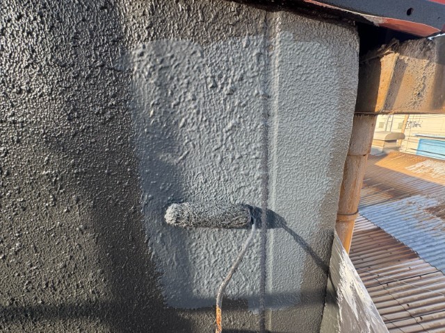 外壁・上塗り２回目