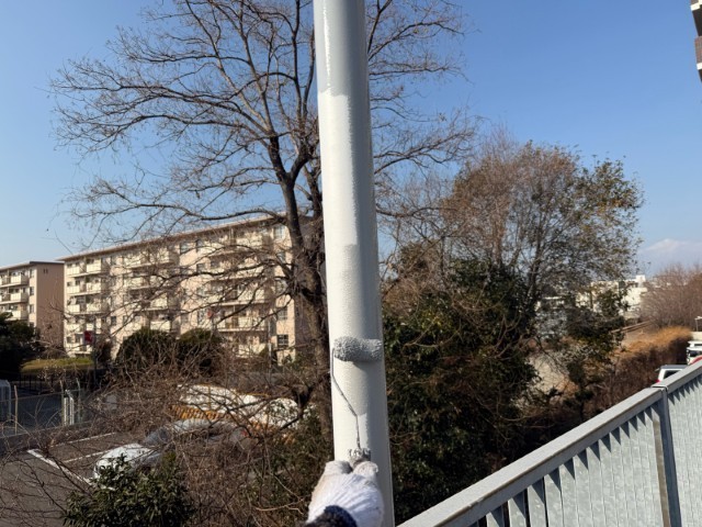 外灯・上塗り２回目