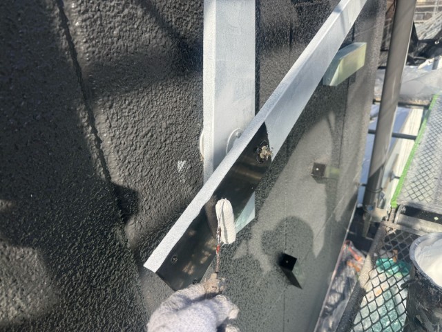 外部時計・下塗り