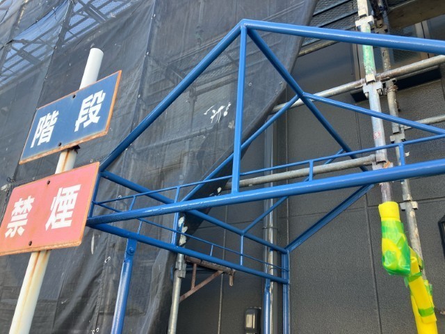 テント骨組み・完了