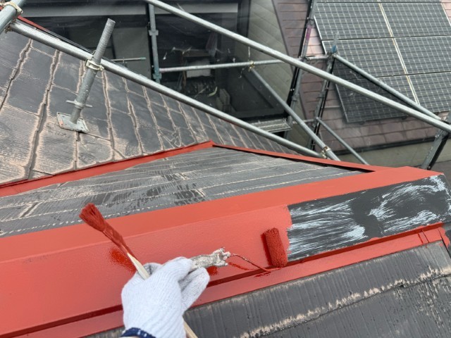 胸板金・下塗り