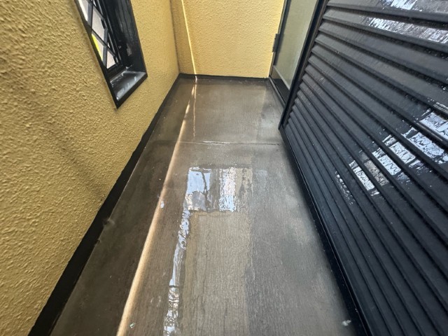 ベランダ土間・現状