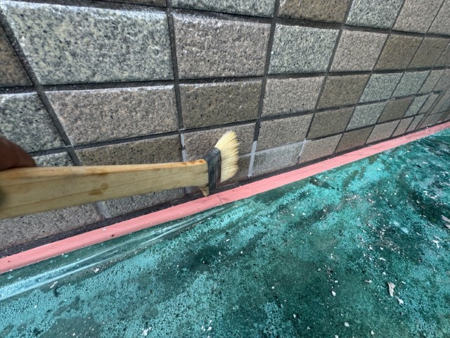 タイル・上塗り２回目