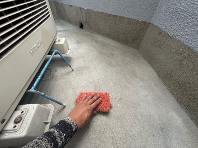 ベランダ土間・ケレン