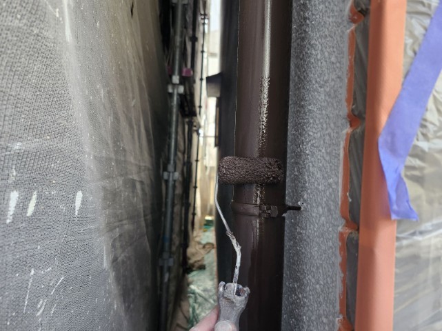 樋・上塗り2回目