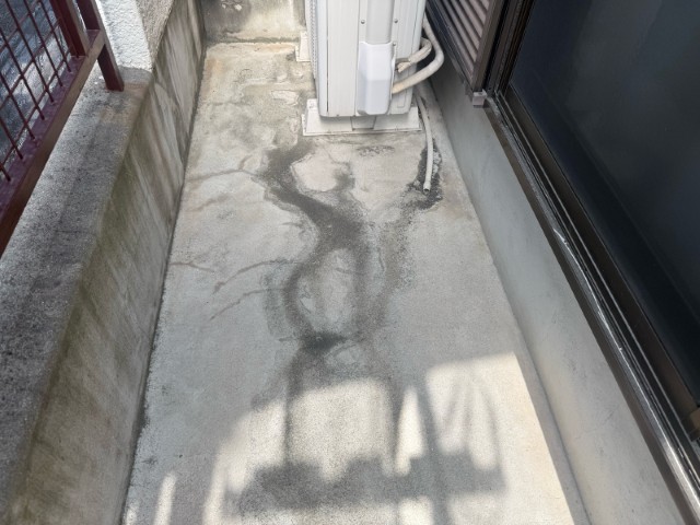 ベランダ土間・現状