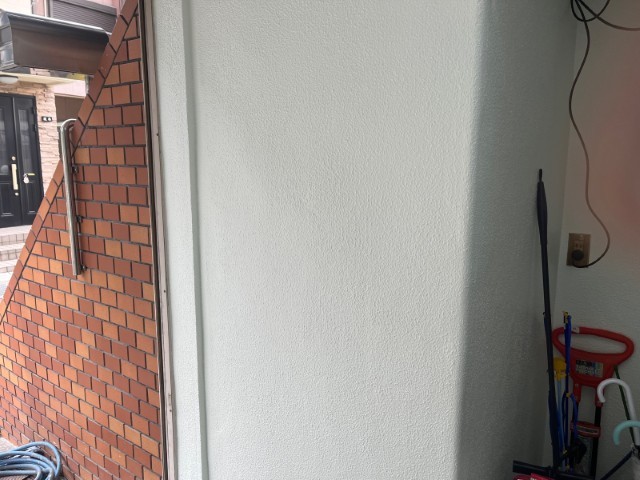 モルタル壁・完了