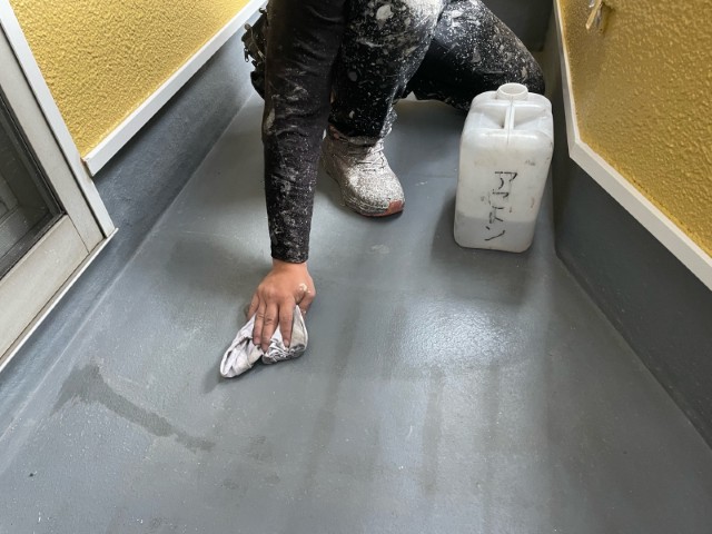ベランダ土間・清掃