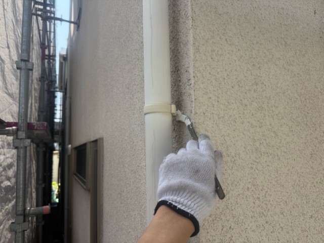 竪樋・下地処理