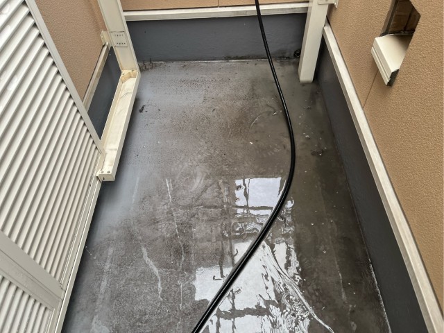 ベランダ土間・現状