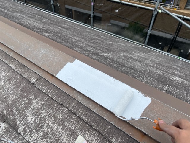 胸板金・下塗り