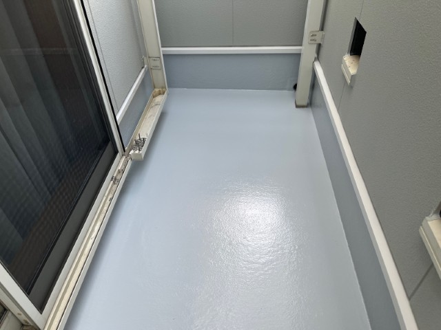 ベランダ土間・完了