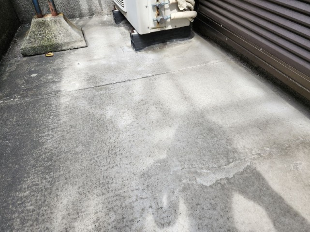 ベランダ土間・現状