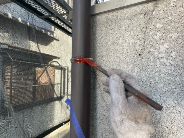 竪樋・下地処理