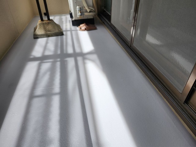 ベランダ土間・完了