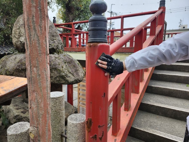 手摺・目ざらし