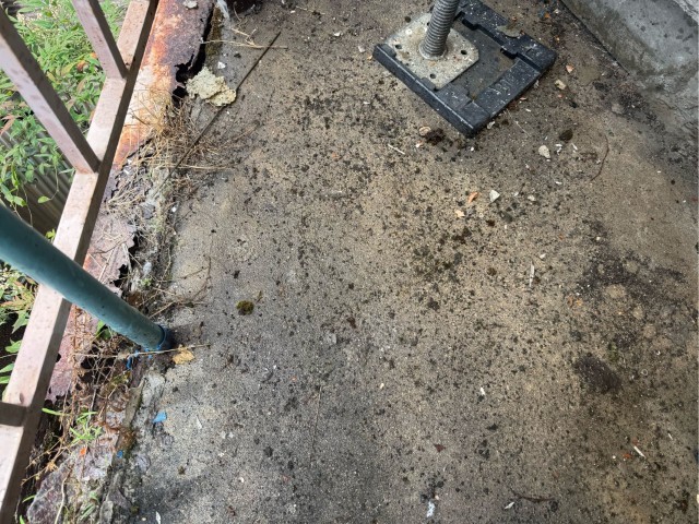 ベランダ土間・現状