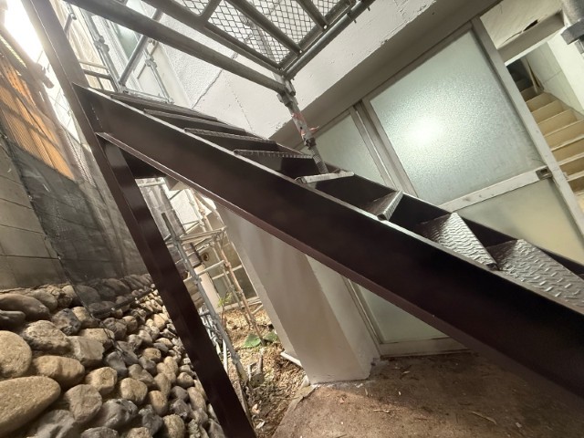 鉄骨階段・完了