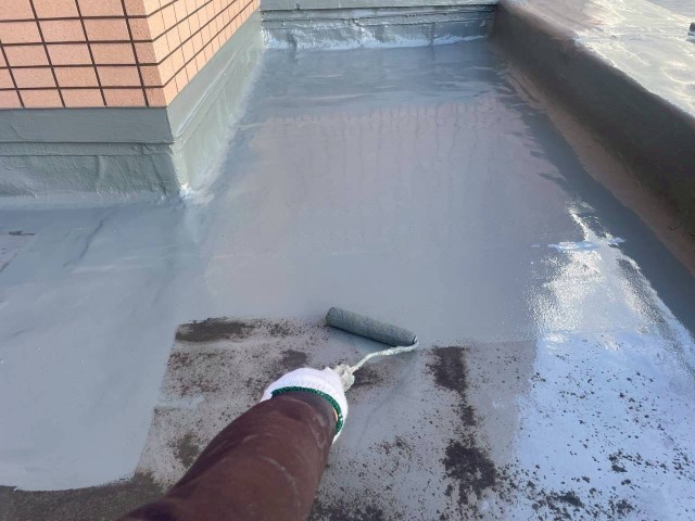 エントランスス上部・トップコート