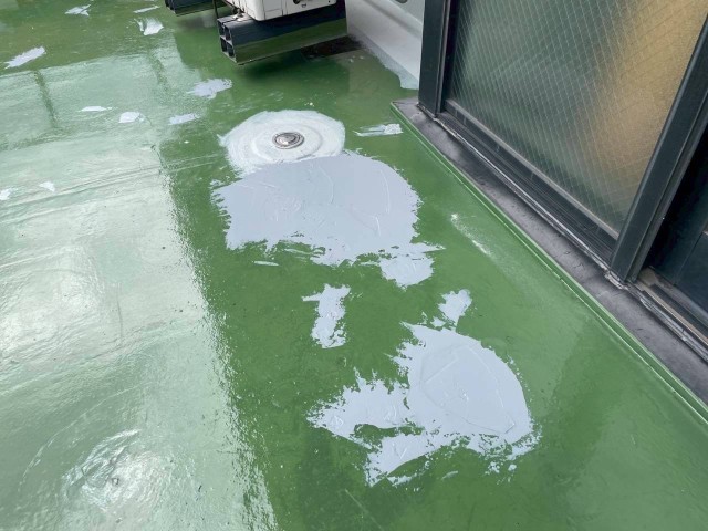 11階ベランダ-・土間下地処理