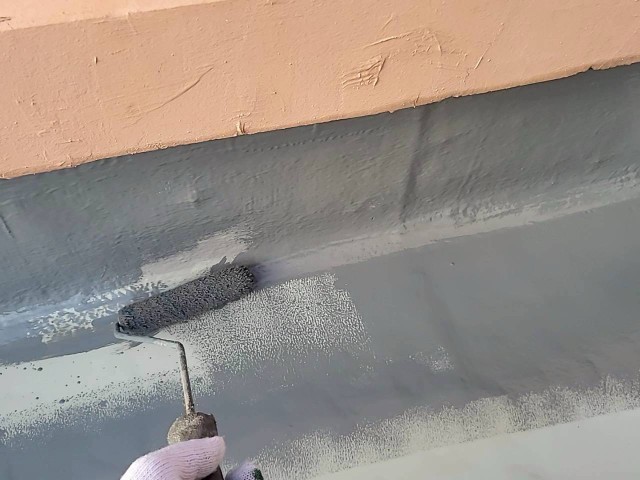 8階陸屋根・トップコート