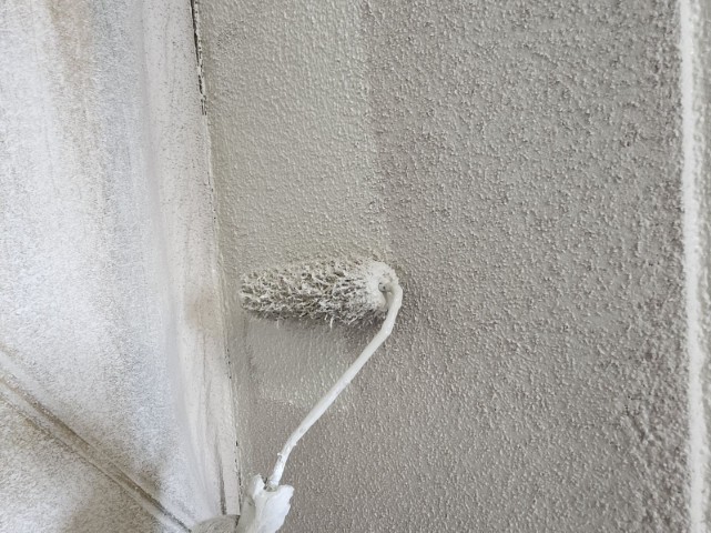 外壁・上塗り2回目