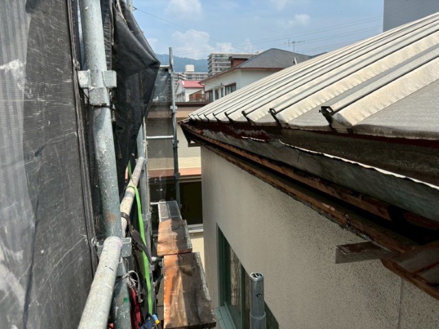 横樋・既存樋・鼻隠し解体