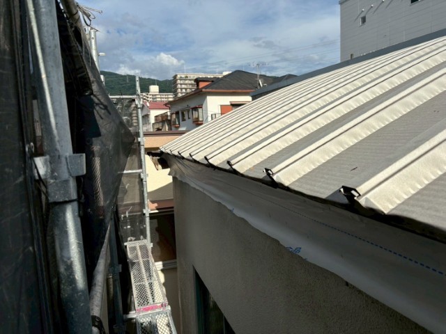 横樋・鼻隠し板金処理